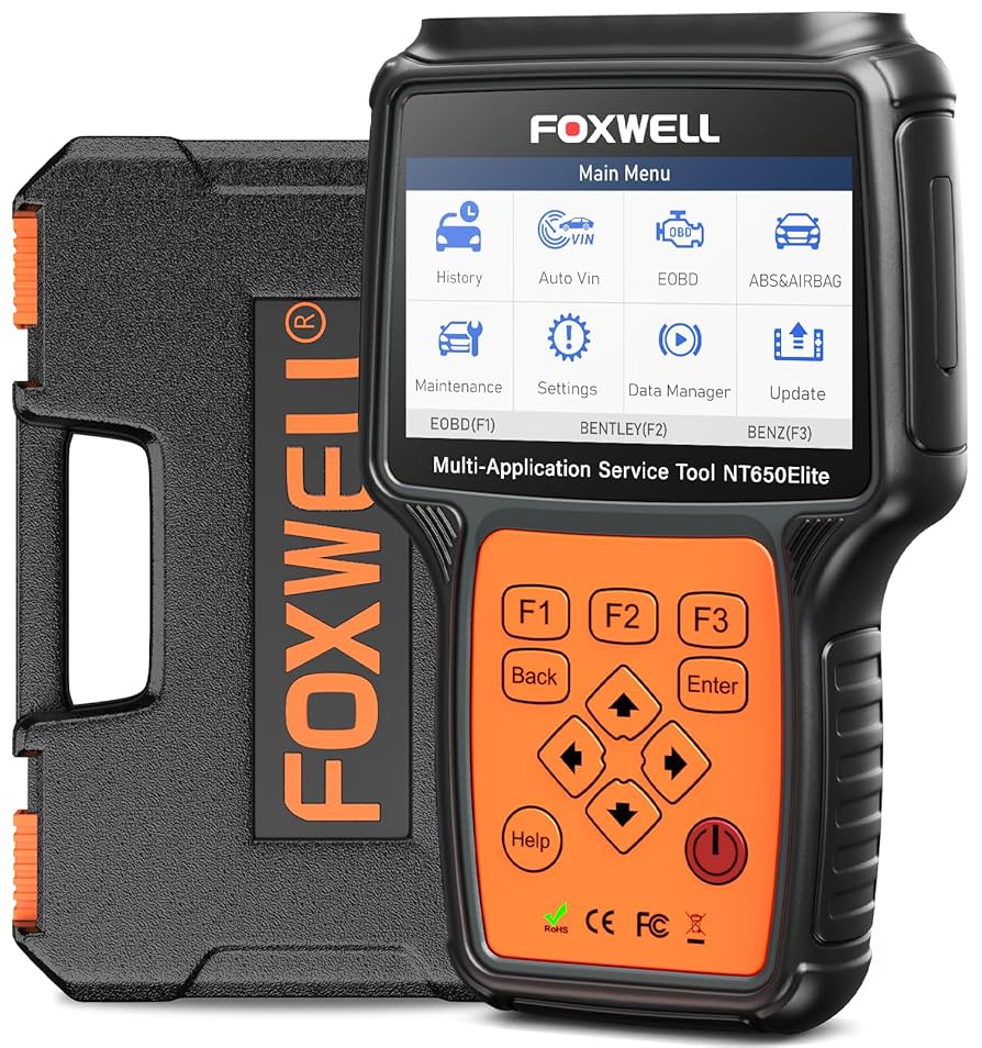 Amazon.com: FOXWELL NT650 Elite OBD2 Scanner with ABS and
